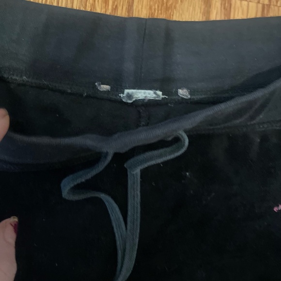 Juicy Couture Black and pink vintage Velour Tracksuit - Picture 4 of 4